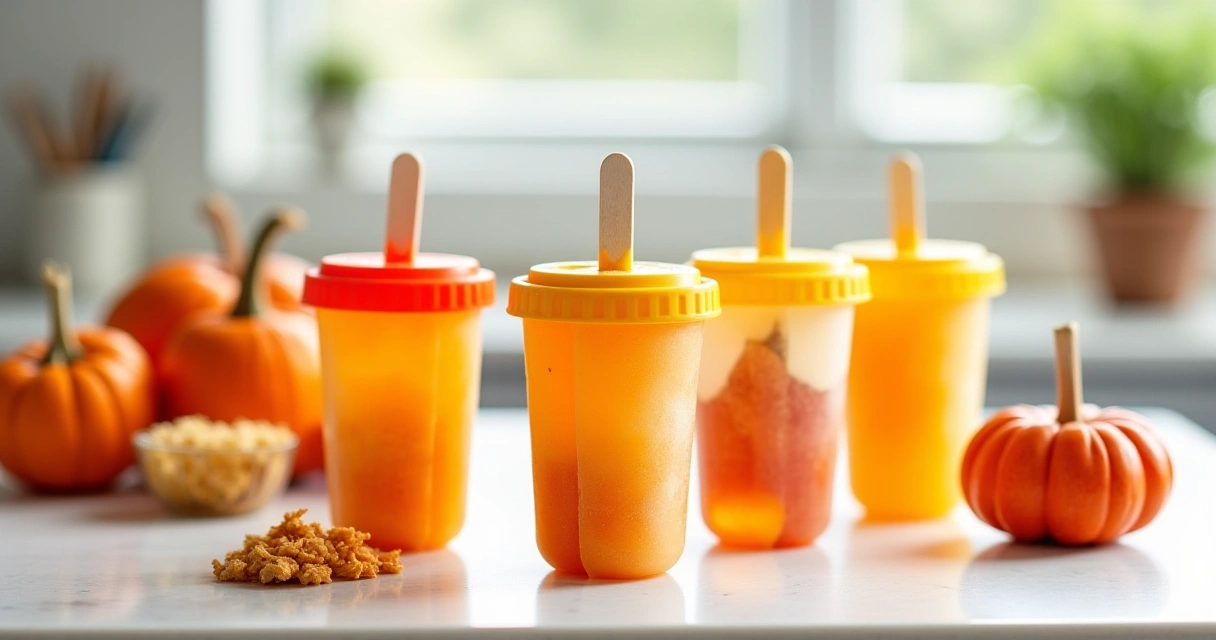 How To Make Fall Popsicles In Popsicle Molds